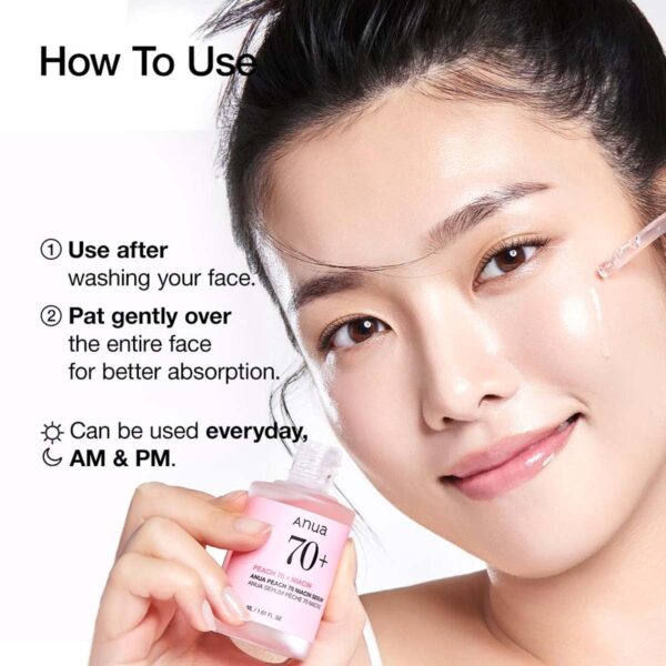 Anua Peach 70 Niacinamide Serum 30ml - Image 7
