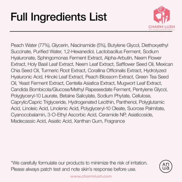 Anua Peach 70 Niacinamide Serum 30ml - Image 8